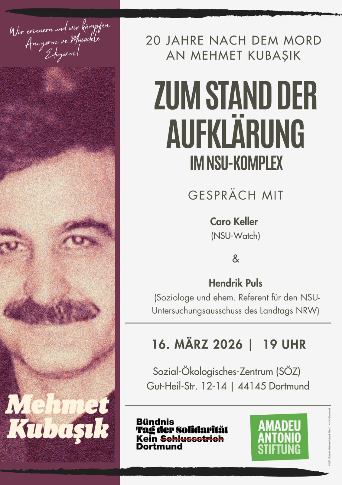 20 Jahre nach dem Mord an Mehmet Kubasik  – latscher.in